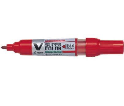 Pilot V Super Colour Permanent Marker Bullet Tip - Image 3