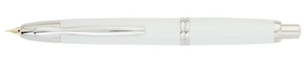 Pilot Vanishing Point Capless Fountain Pen White with Rhodium Trim