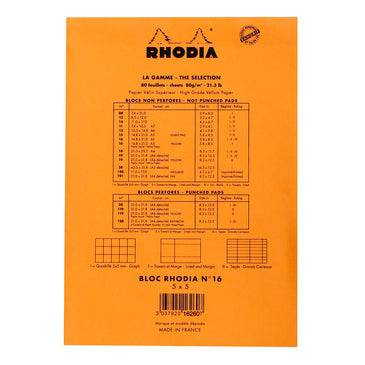 Rhodia Head stapled pad No. 16 Squared - Image 5