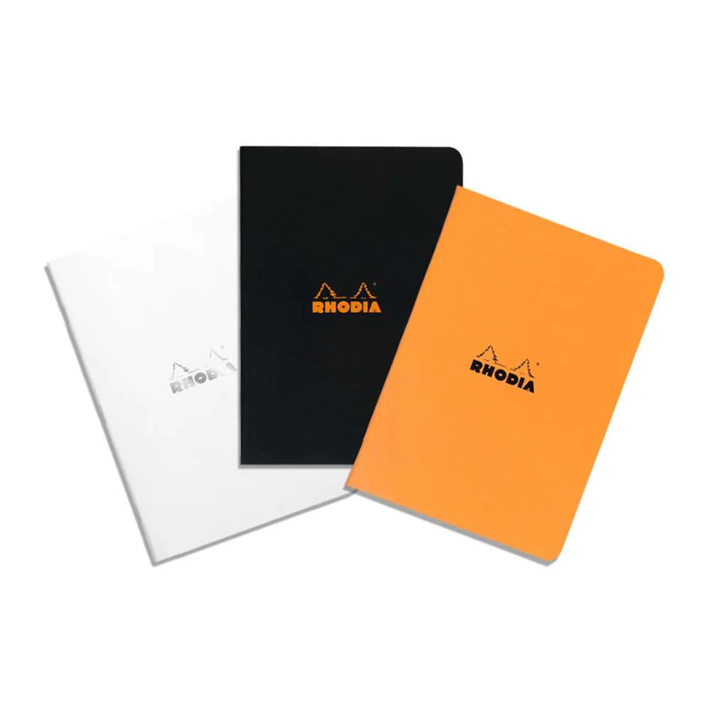 Rhodia Classic Notebook Side Staplebound A5 Lined