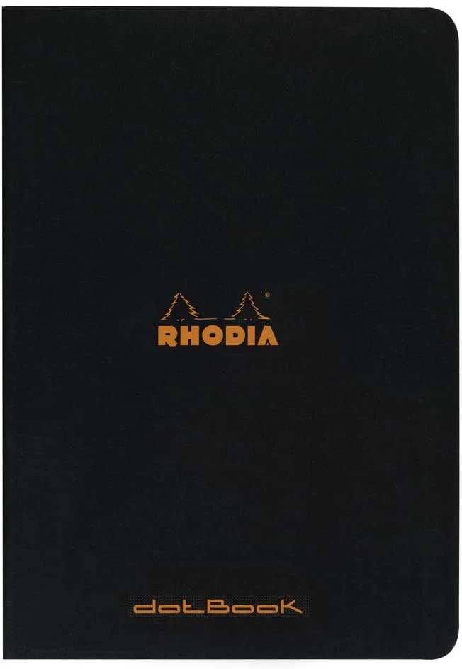 Rhodia Side-Stapled Dot Notebooks A4