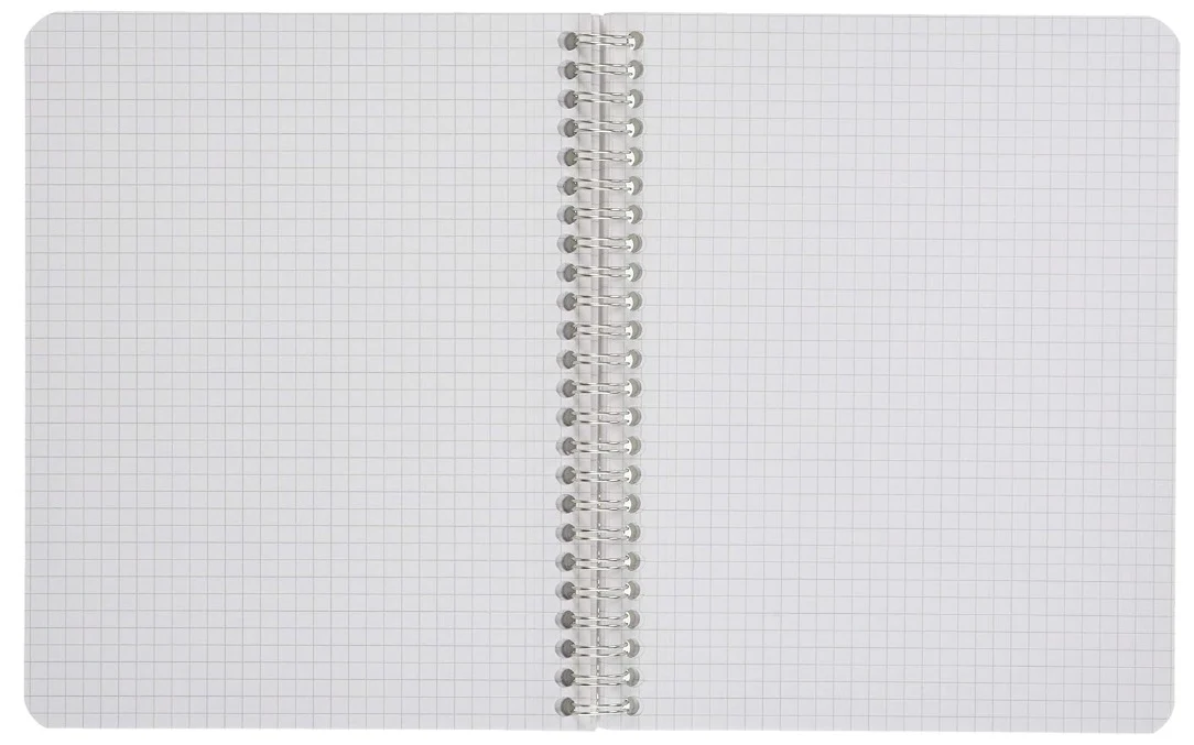 Rhodia Spiral Notebook – Small Squares (White, A5+) - Image 2