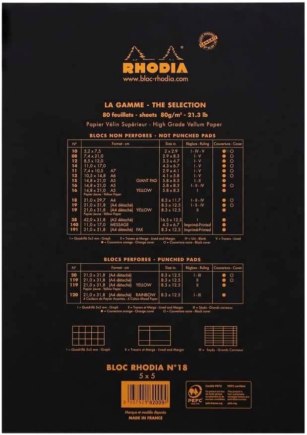 Rhodia Staplebound Pads Lined A4 #18 - Image 2