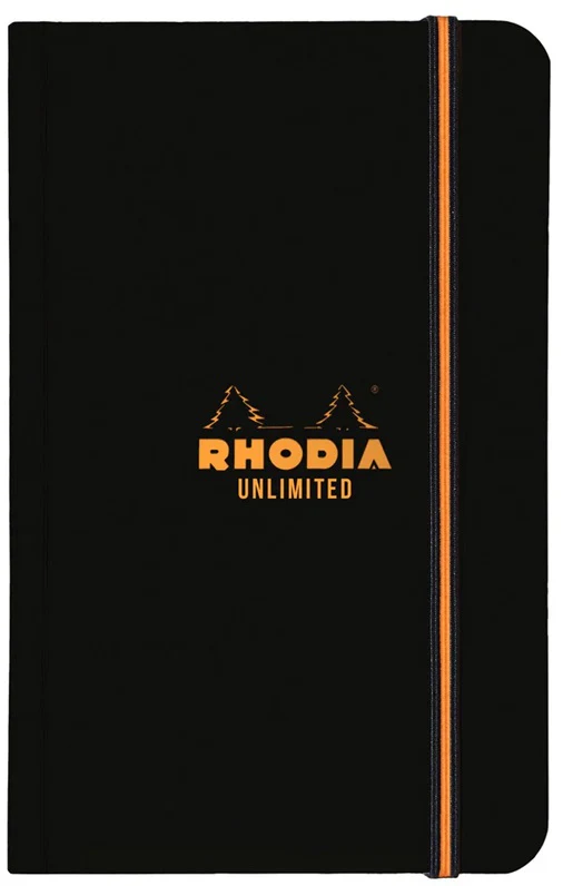 Rhodia Unlimited Notebook with Elastic Closure A6 - Lined - Image 2