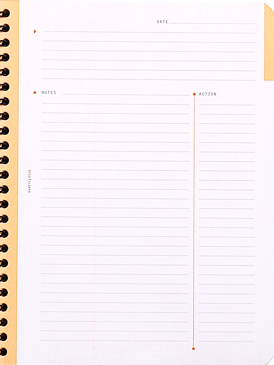 Rhodia Wirebound Meeting Book A5 Lined - Image 4