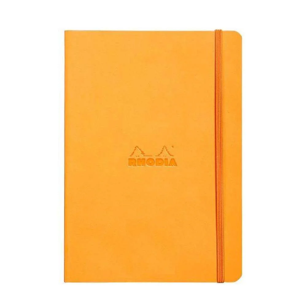 Rhodiarama Softcover Notebook A5 Lined - Orange