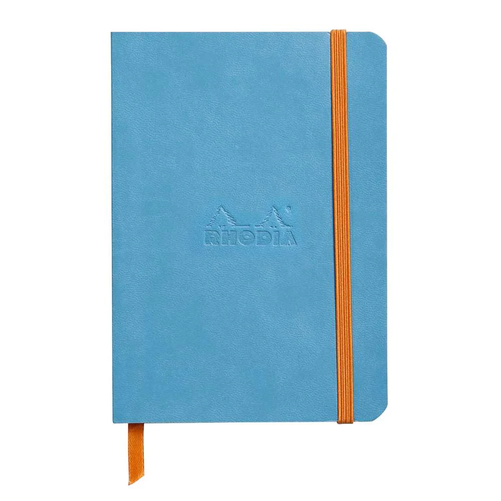 Rhodiarama Softcover Notebook A5 Lined - Turquoise