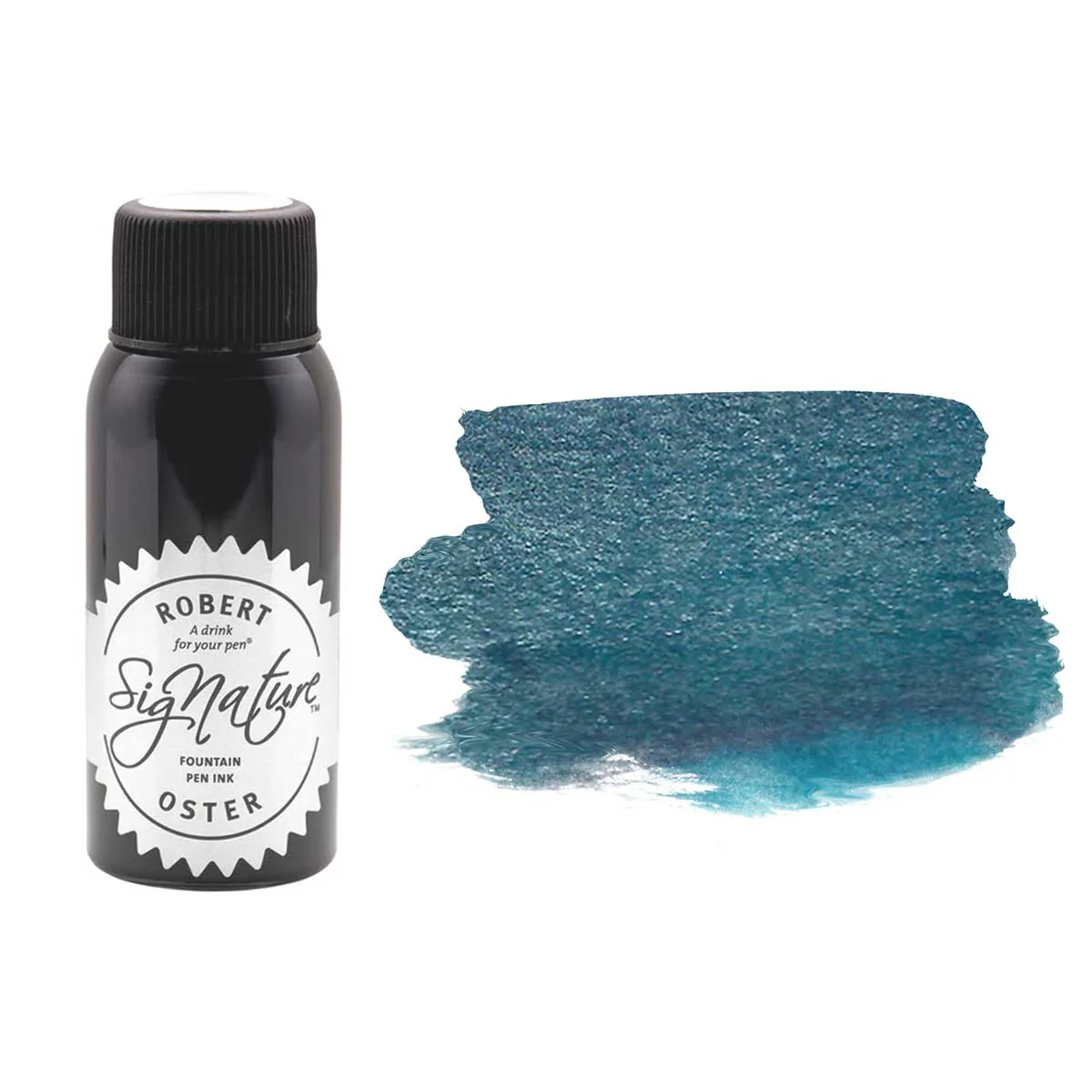 Robert Oster 50ml Australian Fountain Pen Ink - Silver Fire & Ice (Shake'N'Shimmy)