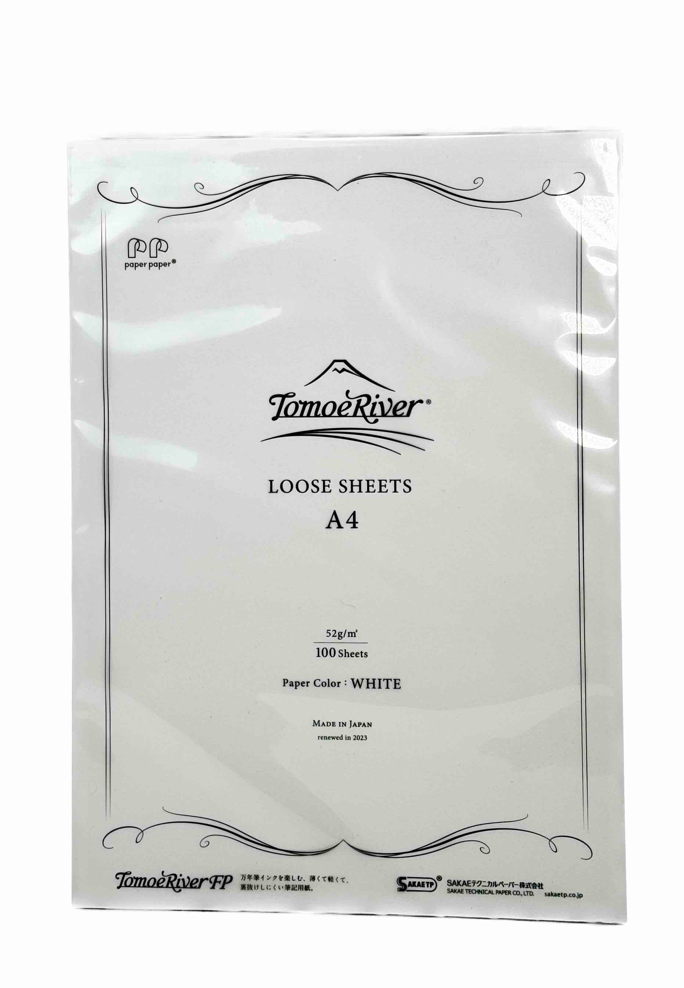 Sanzen Tomoe River Loose Sheets A4 Blank 52gsm (100 Sheets)