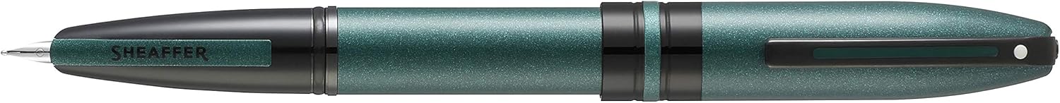 Sheaffer Icon Fountain Pen - Matte Metallic Green with Gloss Black Trim