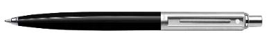 Sheaffer Sentinel Ballpoint Pen - Black Barrel with Brushed Chrome Cap