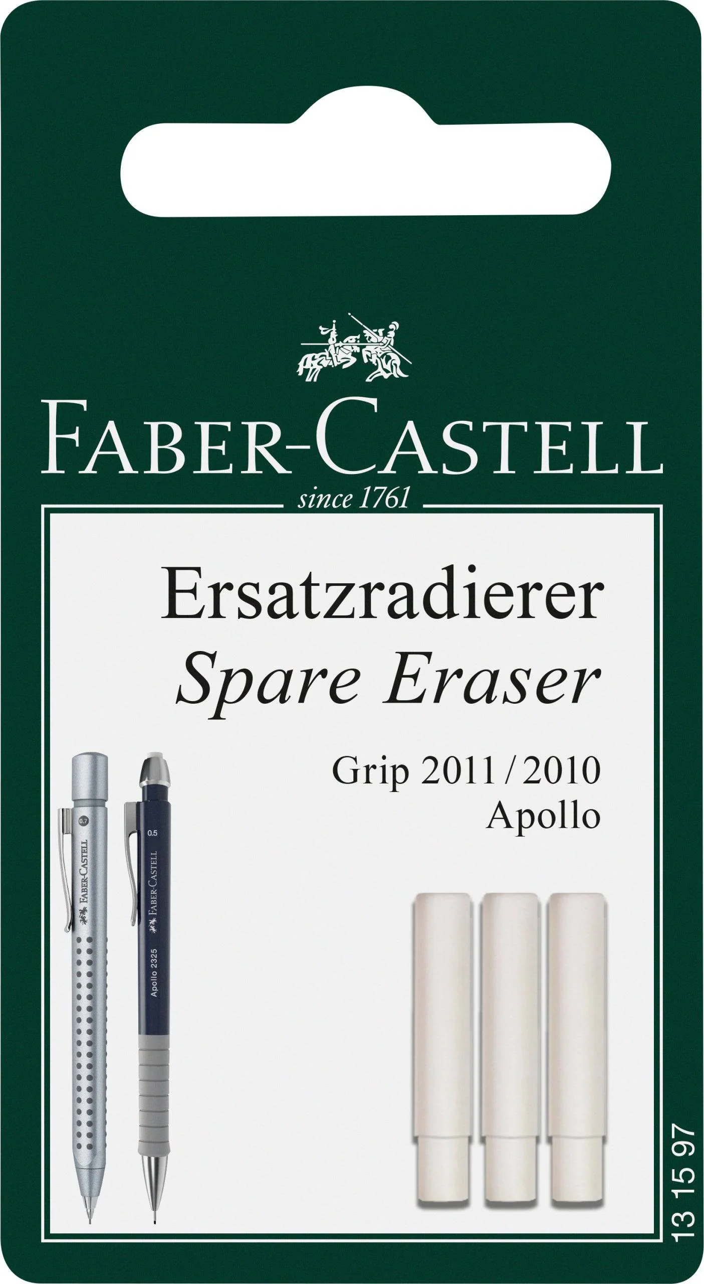Spare erasers for Grip 2010 and Grip 2011 Mechanical Pencil