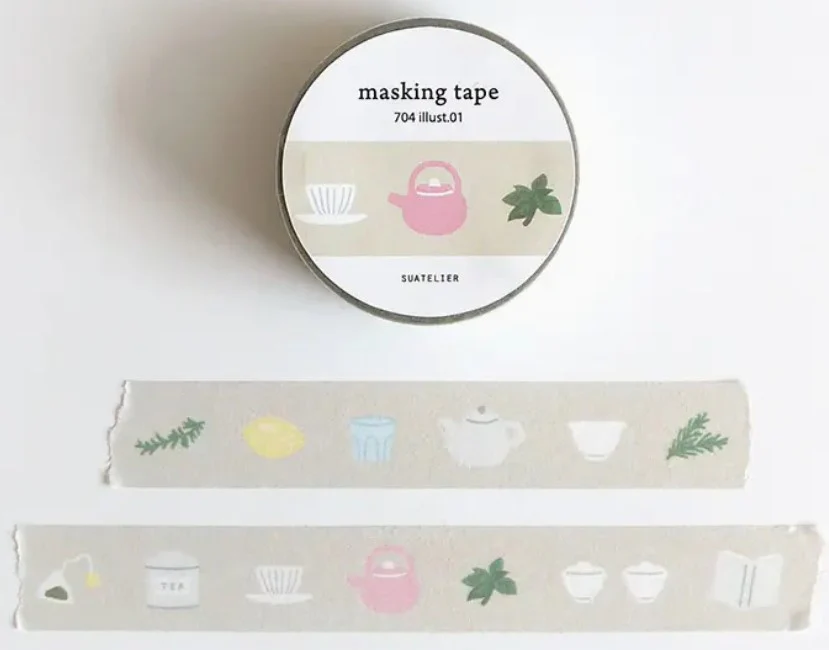 Suatelier Design Masking Tape – Illustration 01