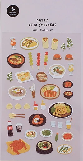Suatelier Design Stickers – Food Trip #8