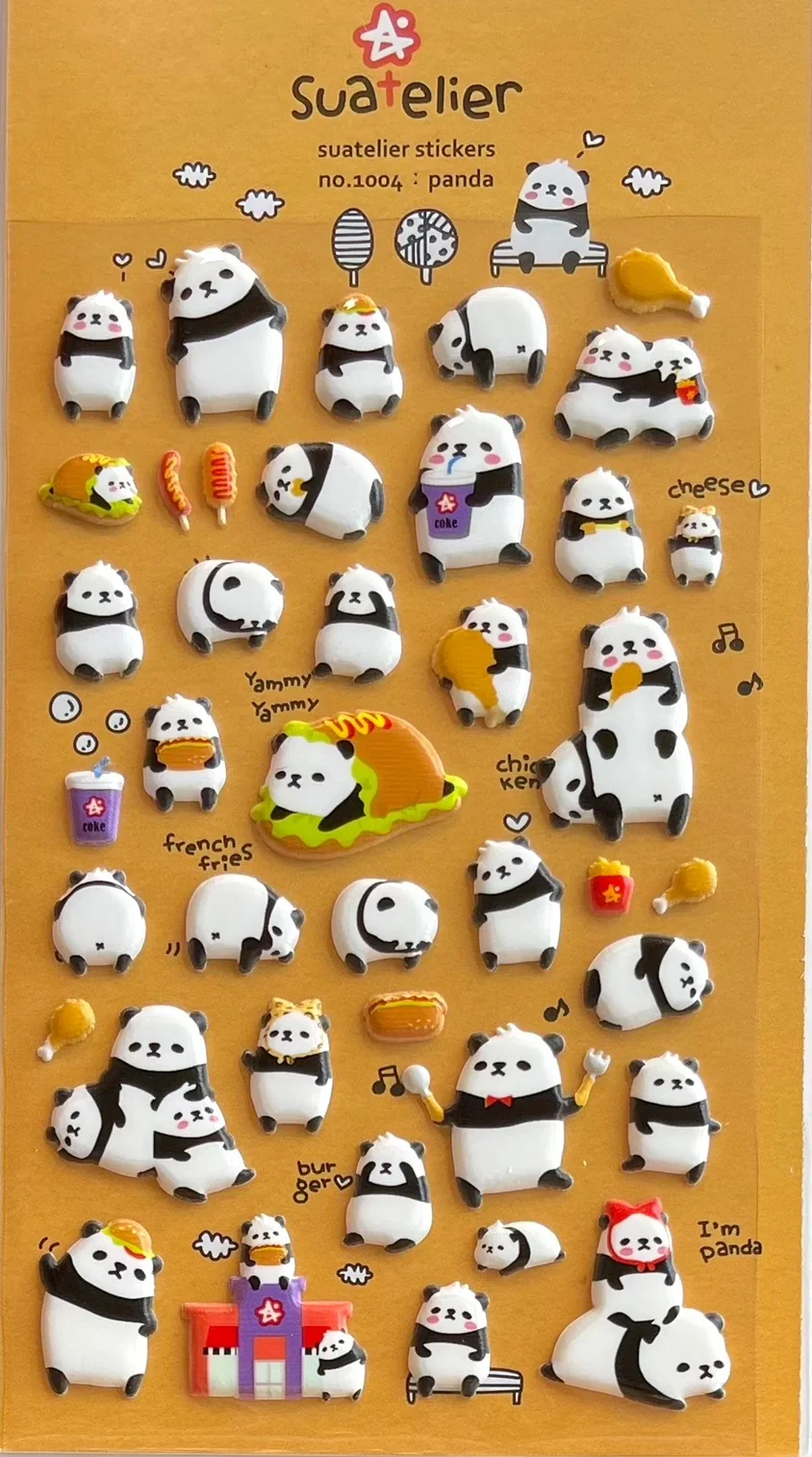 Suatelier Design Stickers – Panda