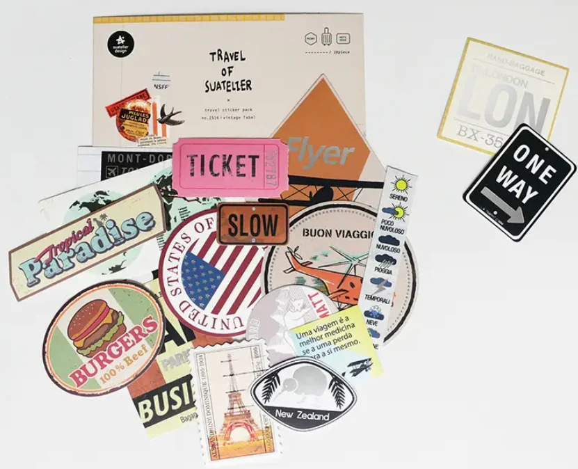 Suatelier Design Stickers – Vintage Label