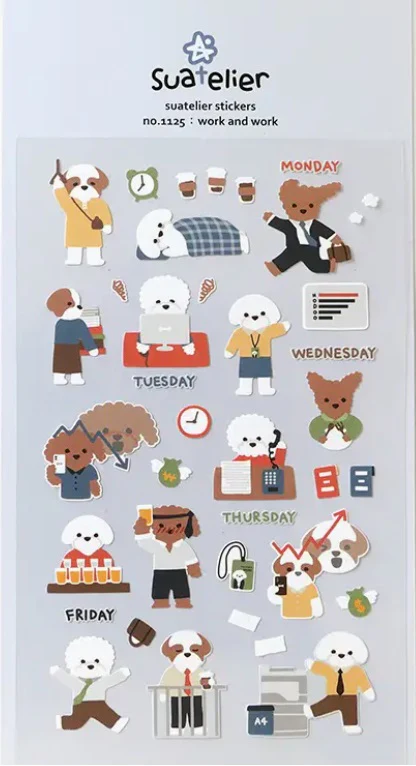 Suatelier Design Stickers – Work and Work