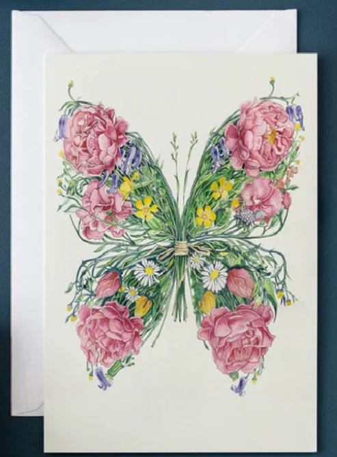 The DM Collection - Everyday Greeting Card - Butterfly