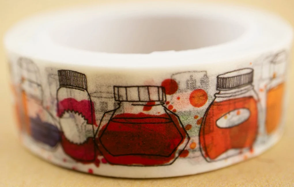 The Well-Appointed Desk Inky Dreams Ink Bottle Washi Tape