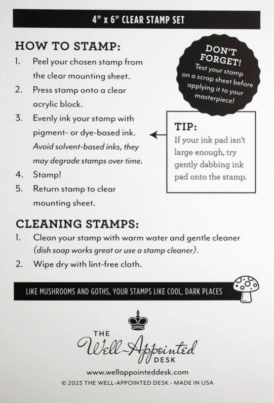 The Well-Appointed Desk Java Junkie Clear Stamp Set - Image 2