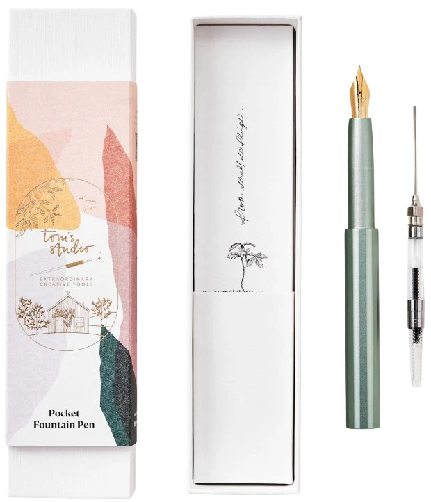 Tom's Studio The Studio Pocket Fountain Pen 2.0 – Sage - Image 2