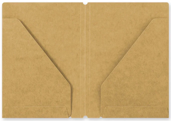 TRAVELER'S Notebook 010 Kraft Paper Folder - Passport Size - Image 2