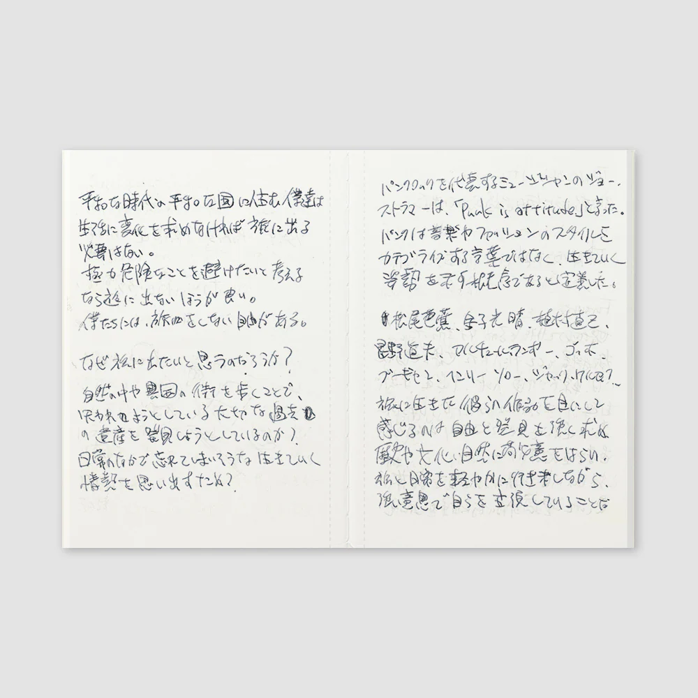 TRAVELER'S notebook Refill Passport Size -  Light Paper 005 - Image 3