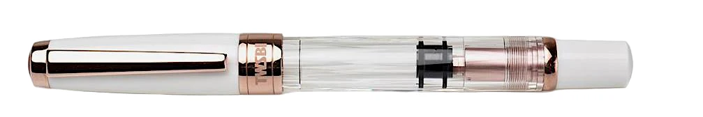 TWSBI Diamond 580 Rose Gold II White Fountain Pen - Image 2