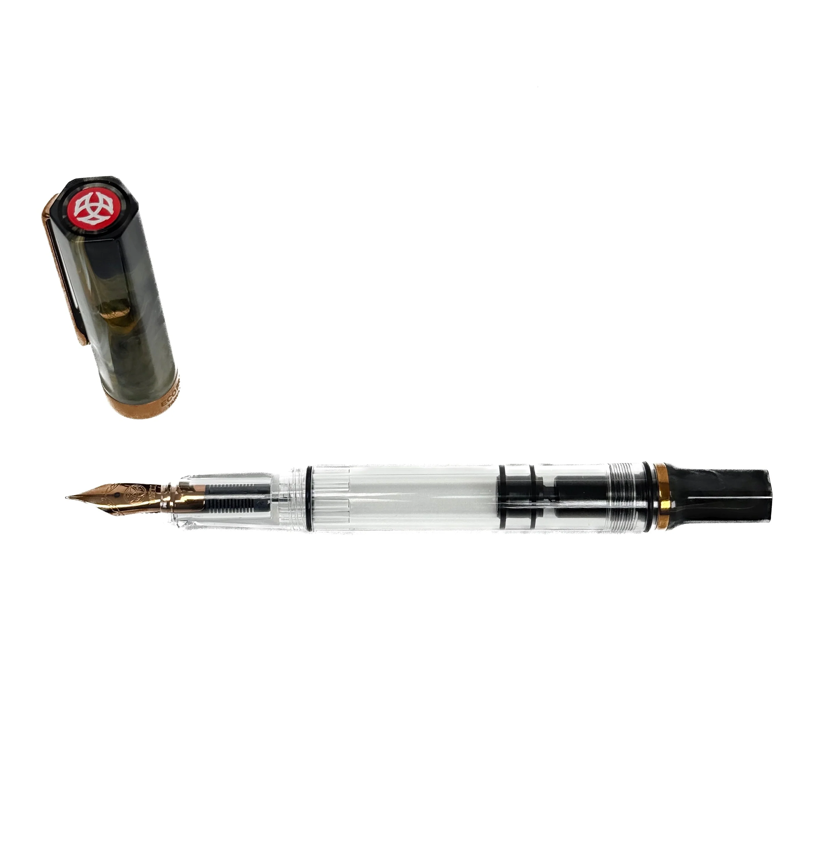 TWSBI ECO Fountain Pen - Serpentine with Bronze Trim - Image 2