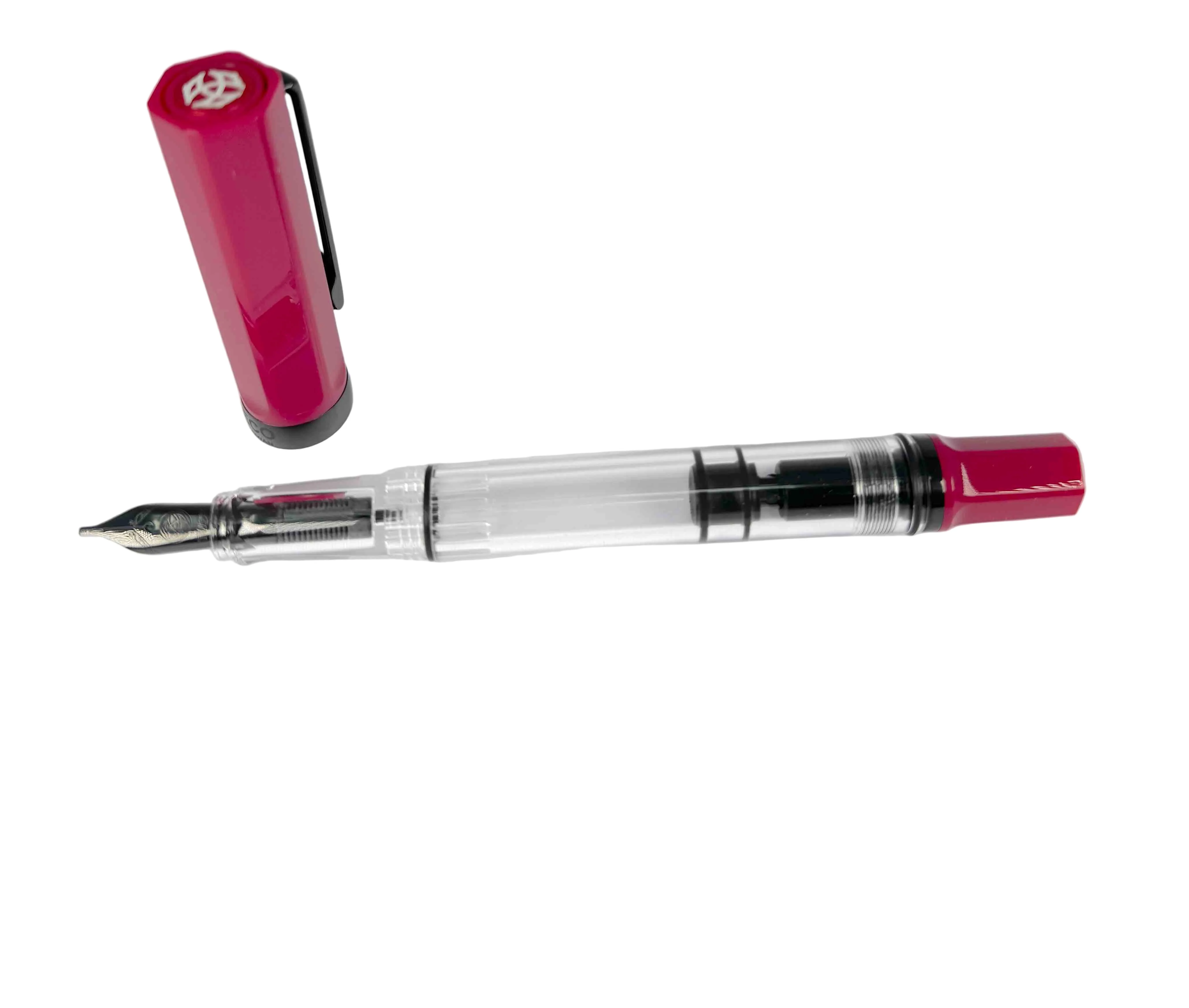 TWSBI ECO Plum with Onyx Trim Fountain Pen