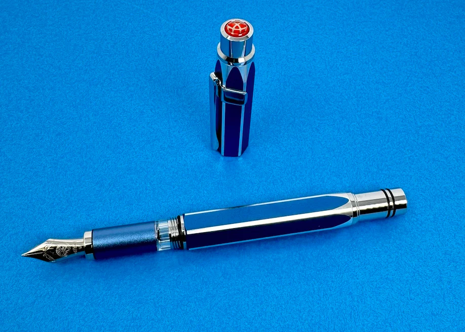 TWSBI Precision Gemini Blue Fountain Pen - Image 2