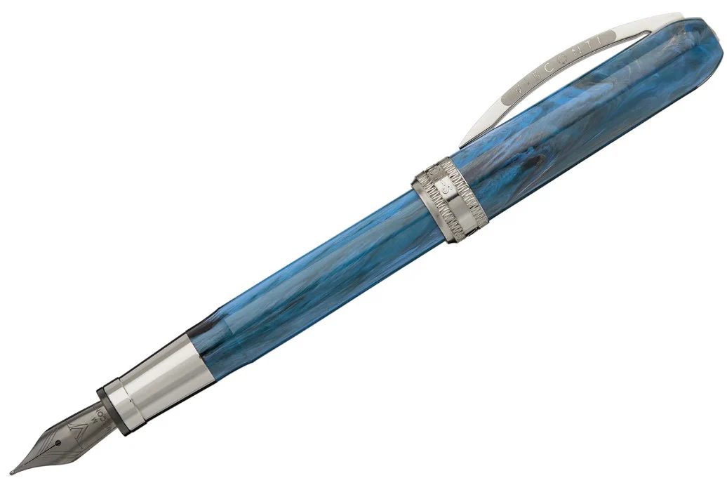 Visconti Rembrandt S Light Blue Steel Fountain Pen