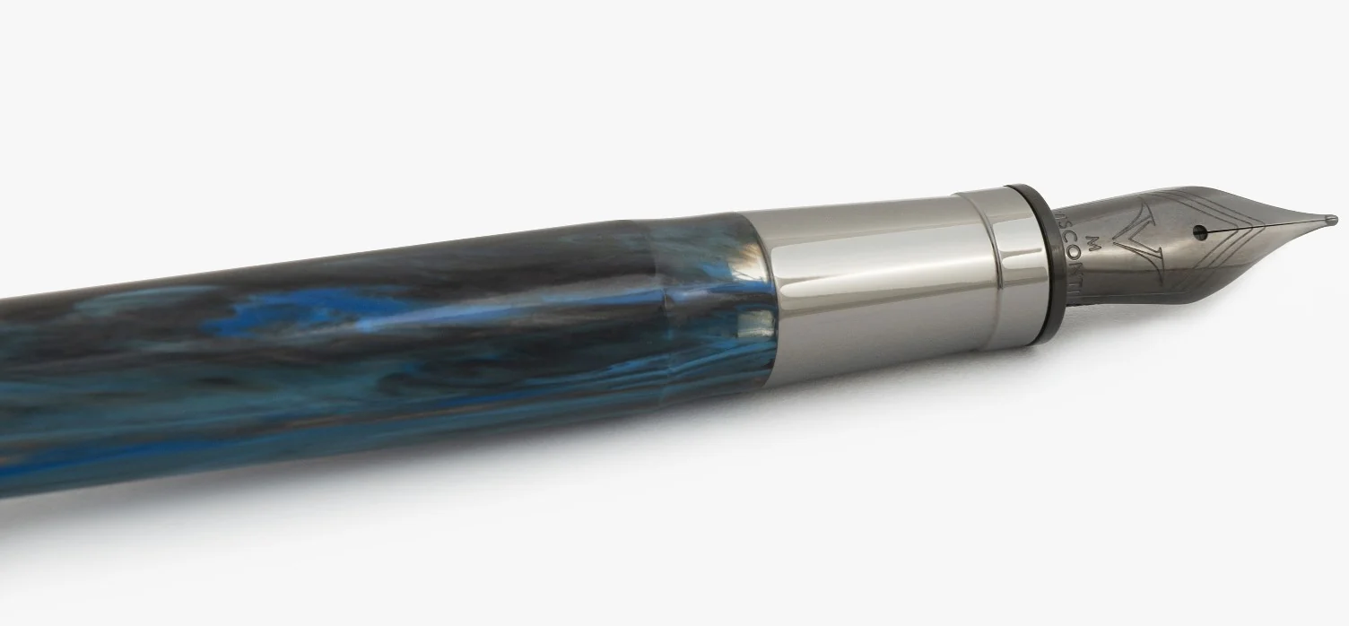 Visconti Rembrandt S Light Blue Steel Fountain Pen - Image 3