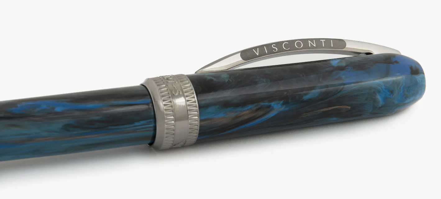 Visconti Rembrandt S Light Blue Steel Fountain Pen - Image 4