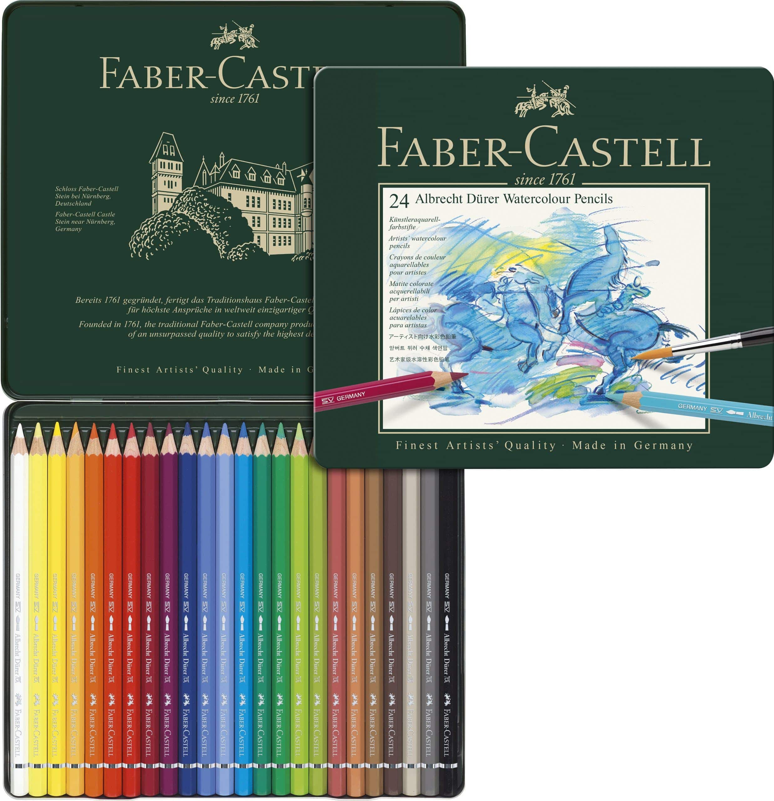 Watercolour pencil Albrecht Dürer Tin of 24 - Image 2
