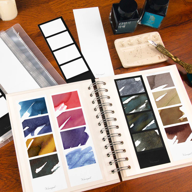Wearingeul Four Photos Ink Swatch Card Black - Vertical - Image 2