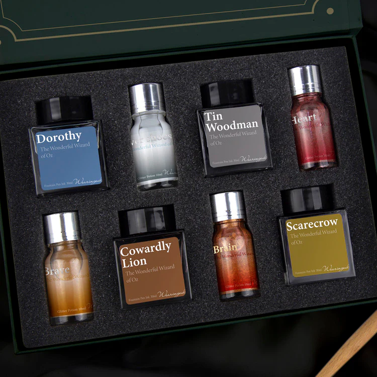Wearingeul The Wonderful Wizard of Oz Spell Book Set (4 Inks and 4 Glitter Potions)