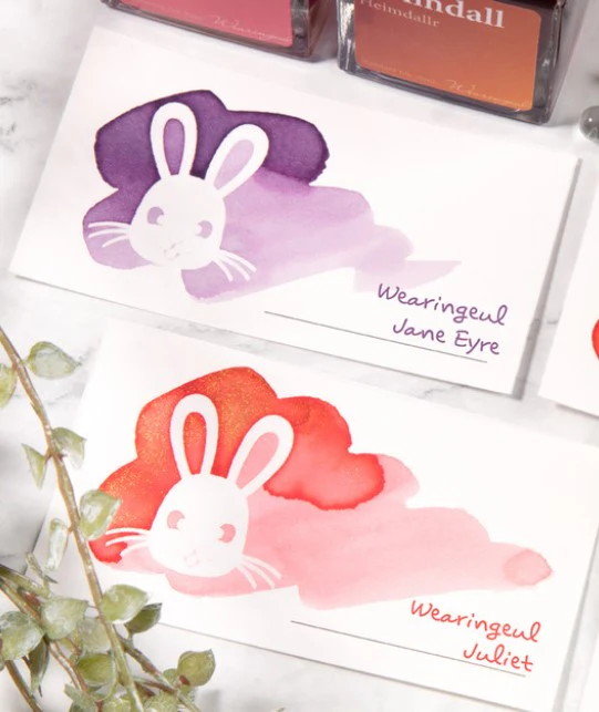 Wearingeul White Rabbit Swatch Cards - 50 pack - Horizontal