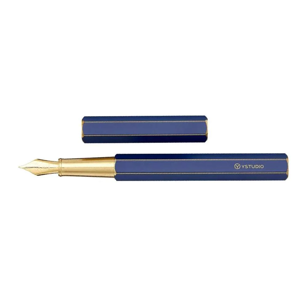YStudio Classic Revolve Fountain Pen - Blue