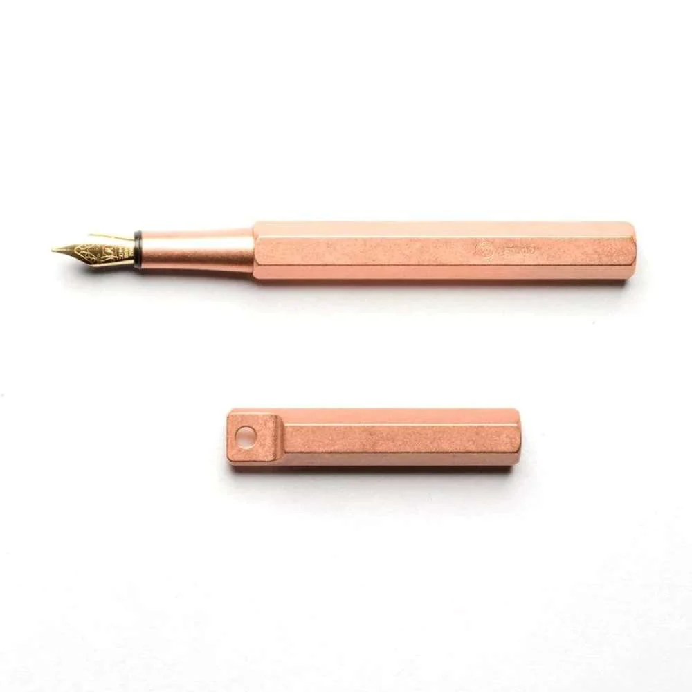 YStudio Classic Revolve Portable Fountain Pen - Copper